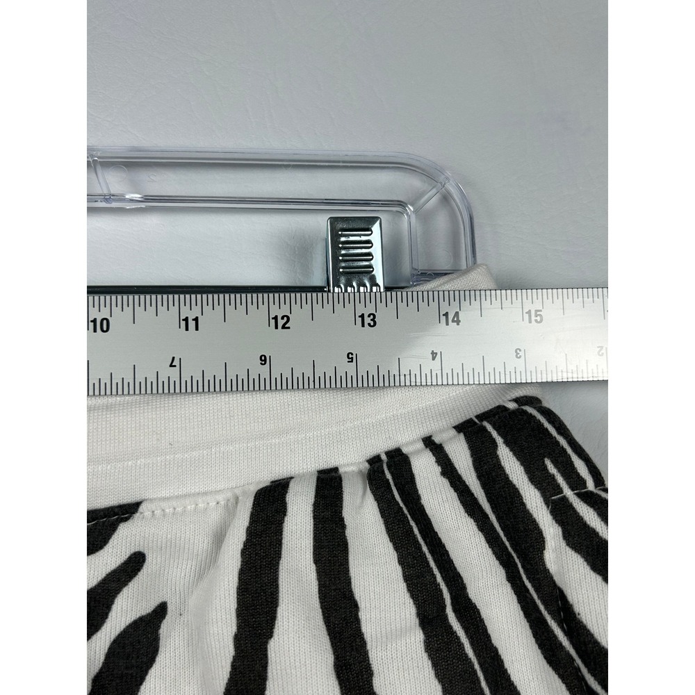 Rocawear Mens Fleece Jogger Pants Medium White Black Swirl Zebra Print NWT - Picture 7 of 8